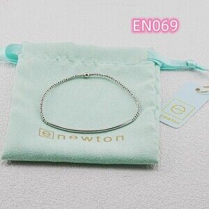 Newton Silver Beaded Bar Bracelet